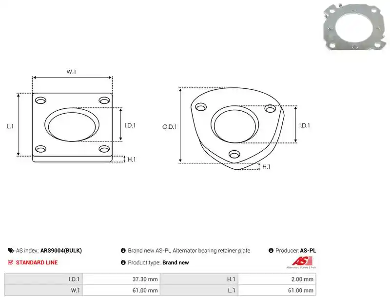 AS-PL ARS9004(BULK)