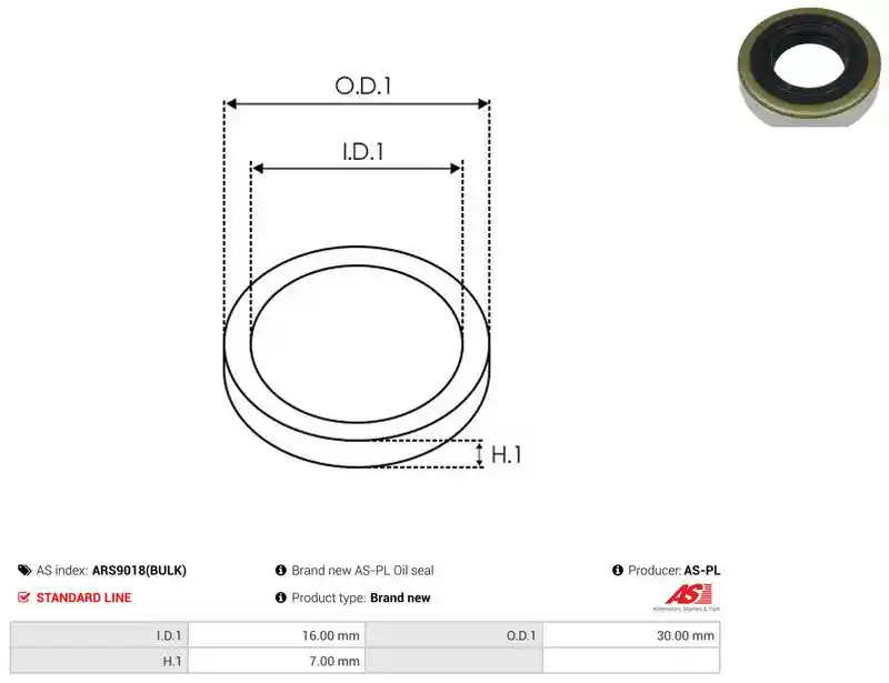 AS-PL ARS9018(BULK)