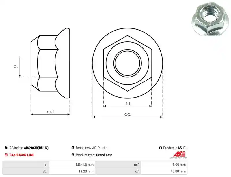 AS-PL ARS9030(BULK)