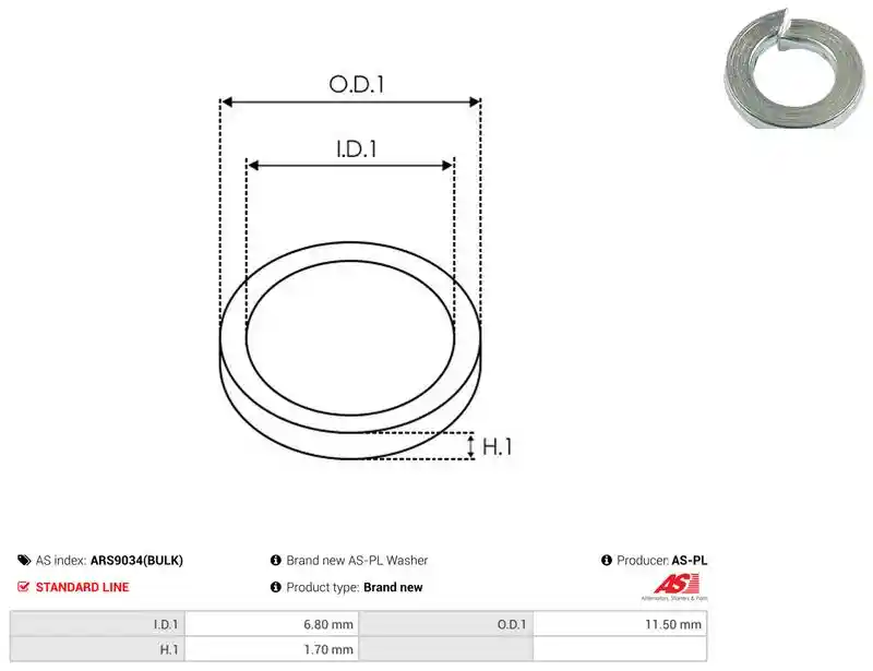 AS-PL ARS9034(BULK)