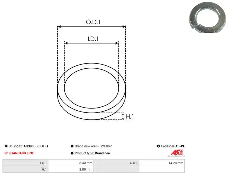 AS-PL ARS9036(BULK)