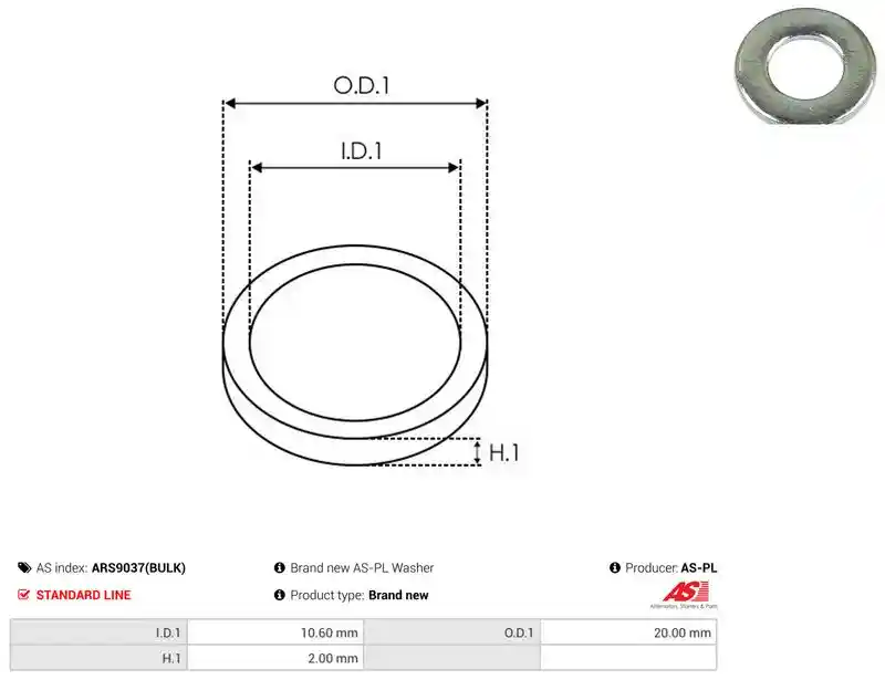 AS-PL ARS9037(BULK)
