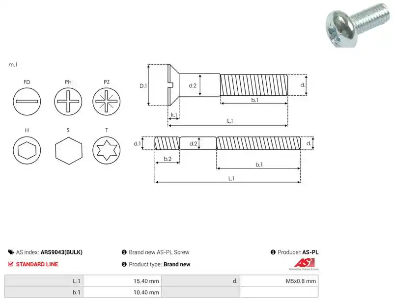 AS-PL ARS9043(BULK)
