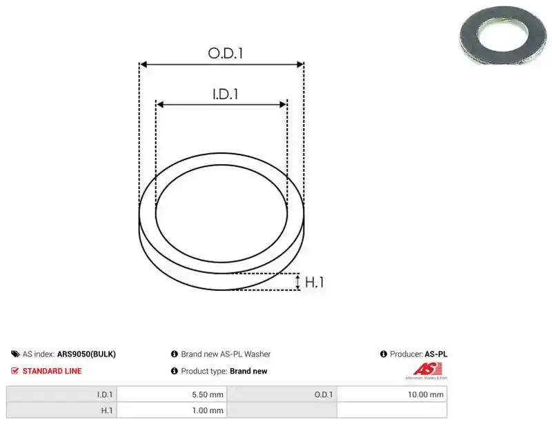 AS-PL ARS9050(BULK)