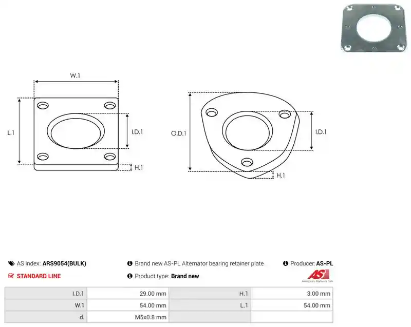 AS-PL ARS9054(BULK)