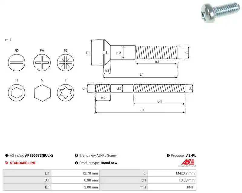 AS-PL ARS9057S(BULK)