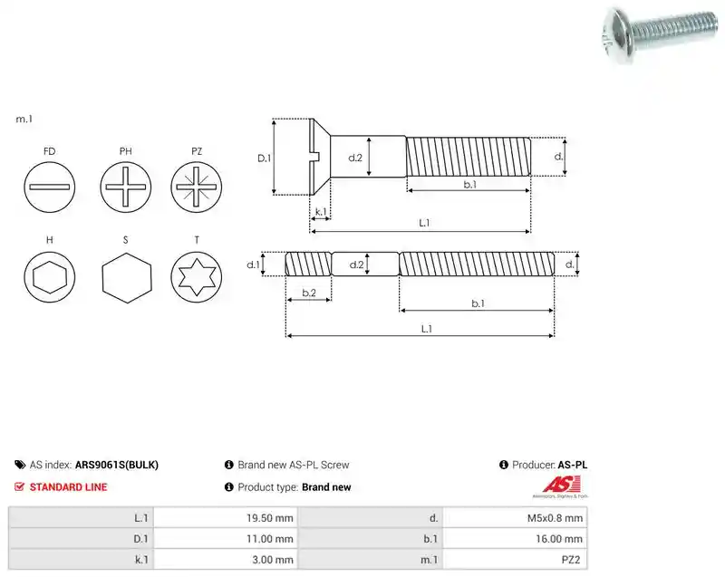 AS-PL ARS9061S(BULK)