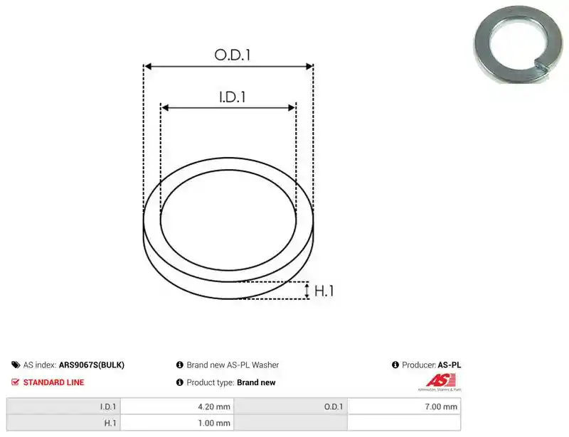 AS-PL ARS9067S(BULK)