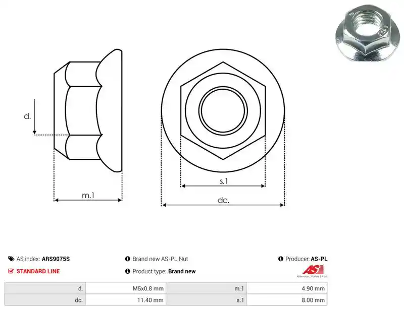 AS-PL ARS9075S