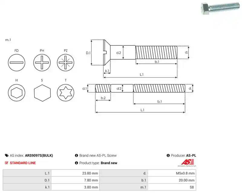 AS-PL ARS9097S(BULK)