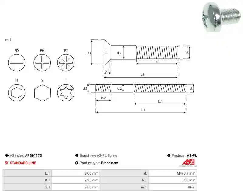 AS-PL ARS9117S