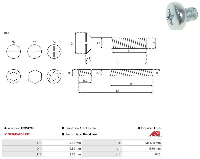 AS-PL ARS9120S