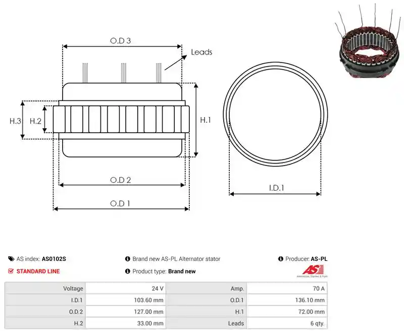 AS-PL AS0102S