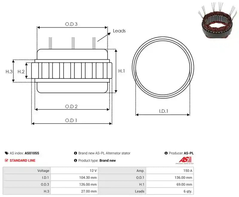 AS-PL AS0105S