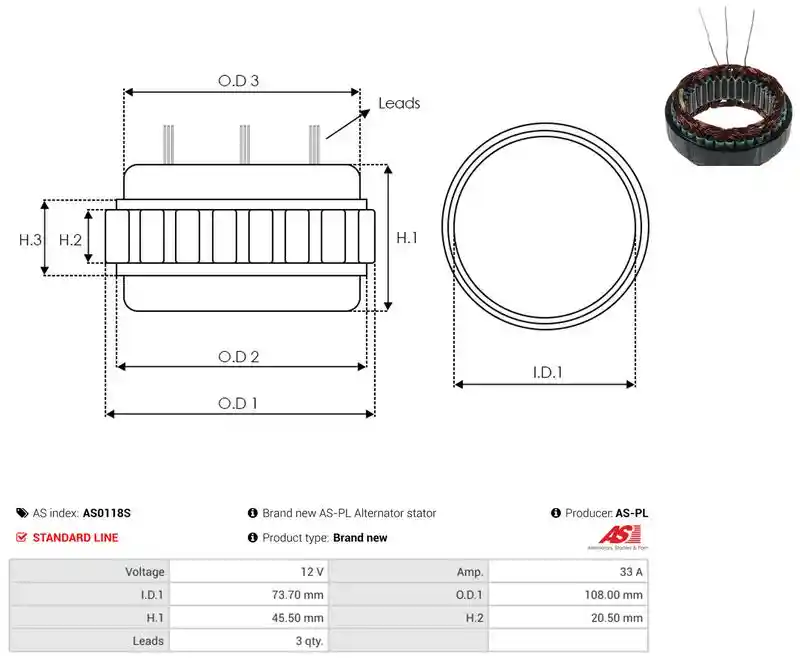AS-PL AS0118S