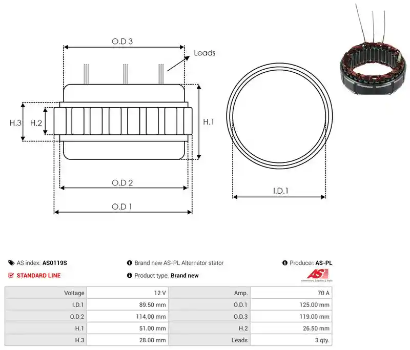 AS-PL AS0119S