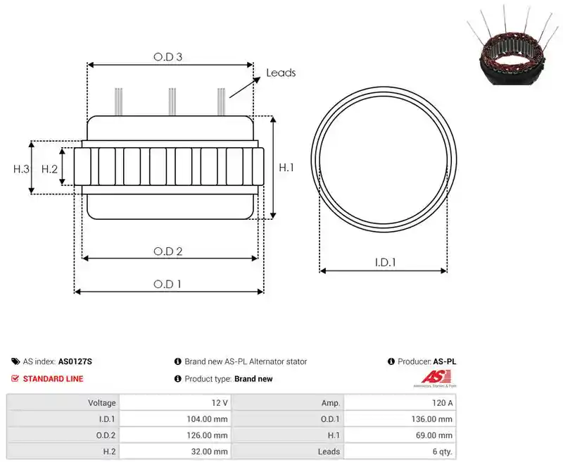 AS-PL AS0127S