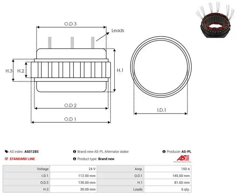 AS-PL AS0128S