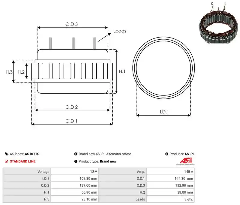 AS-PL AS1011S