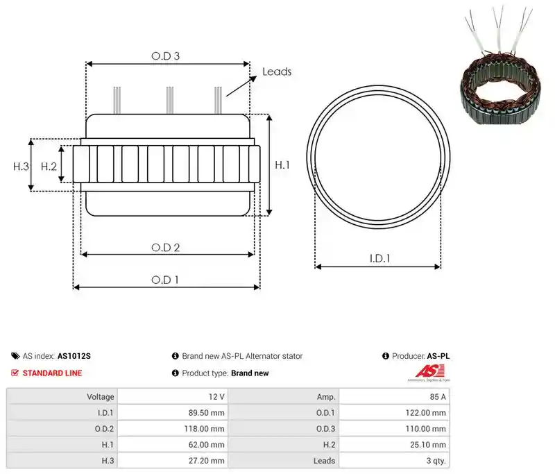 AS-PL AS1012S