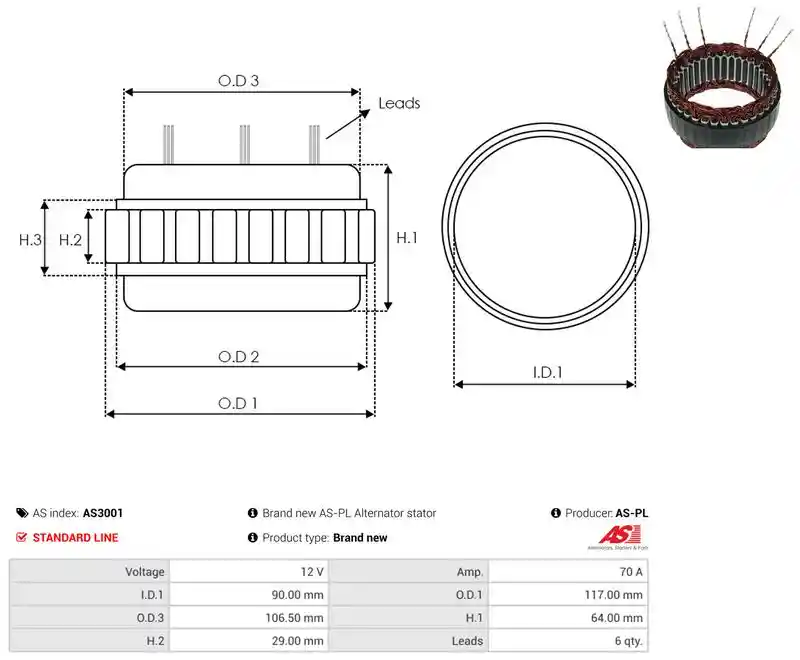 AS-PL AS3001