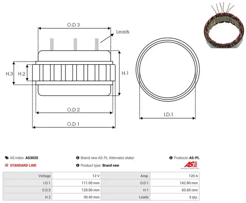 AS-PL AS3020