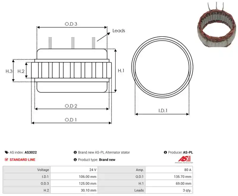 AS-PL AS3022