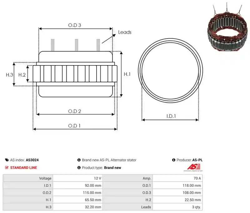 AS-PL AS3024