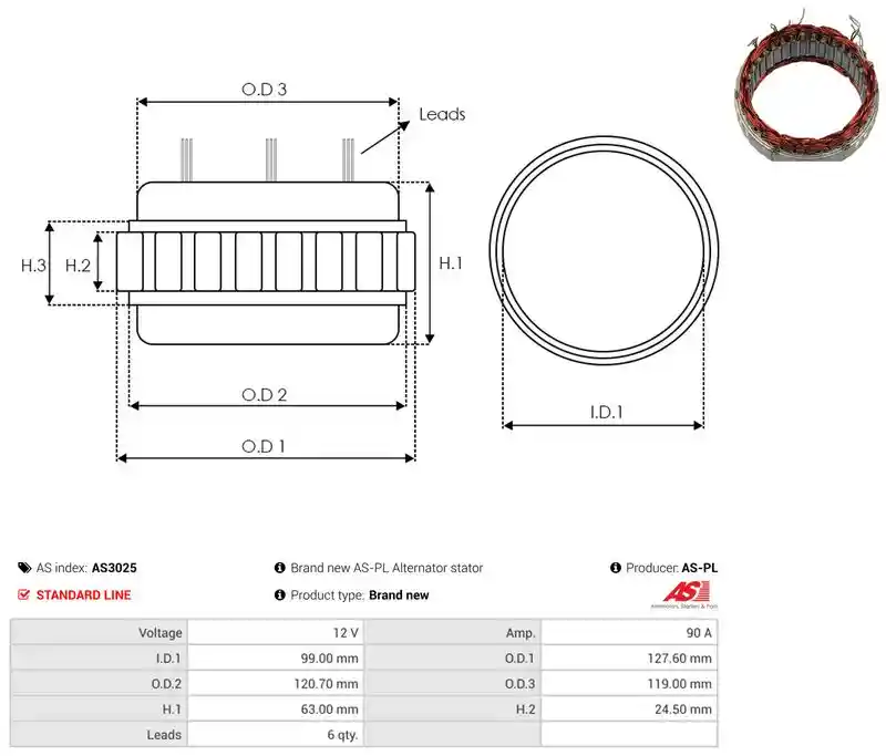 AS-PL AS3025