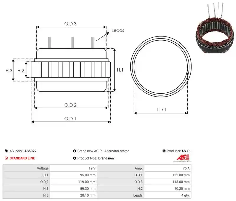 AS-PL AS5022