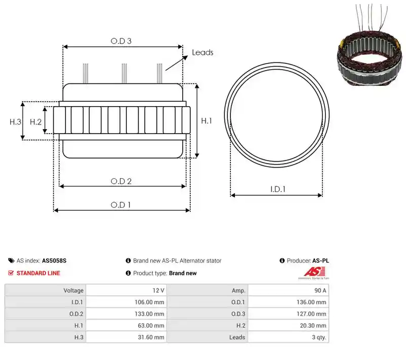 AS-PL AS5058S