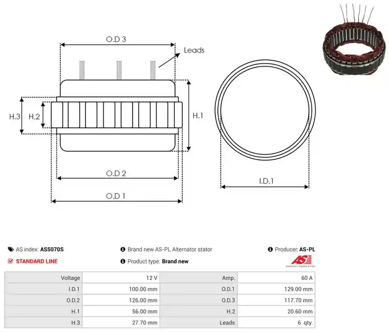 AS-PL AS5070S