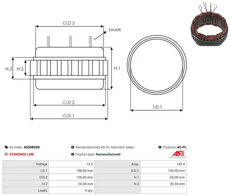 AS-PL AS5085SR