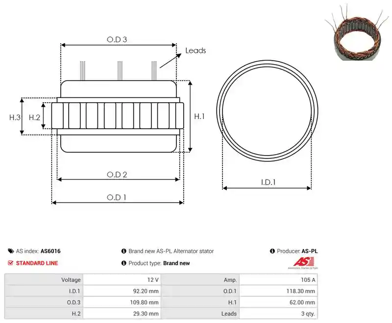 AS-PL AS6016