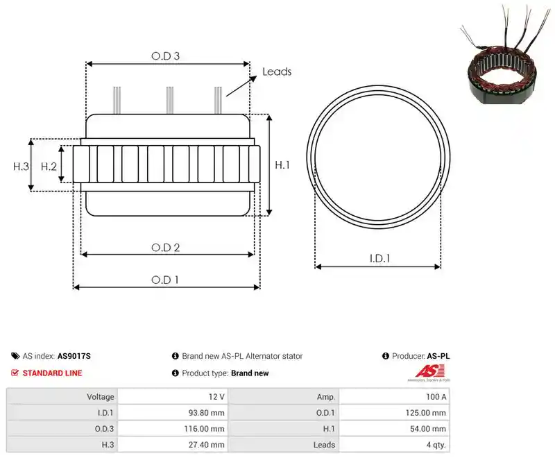 AS-PL AS9017S