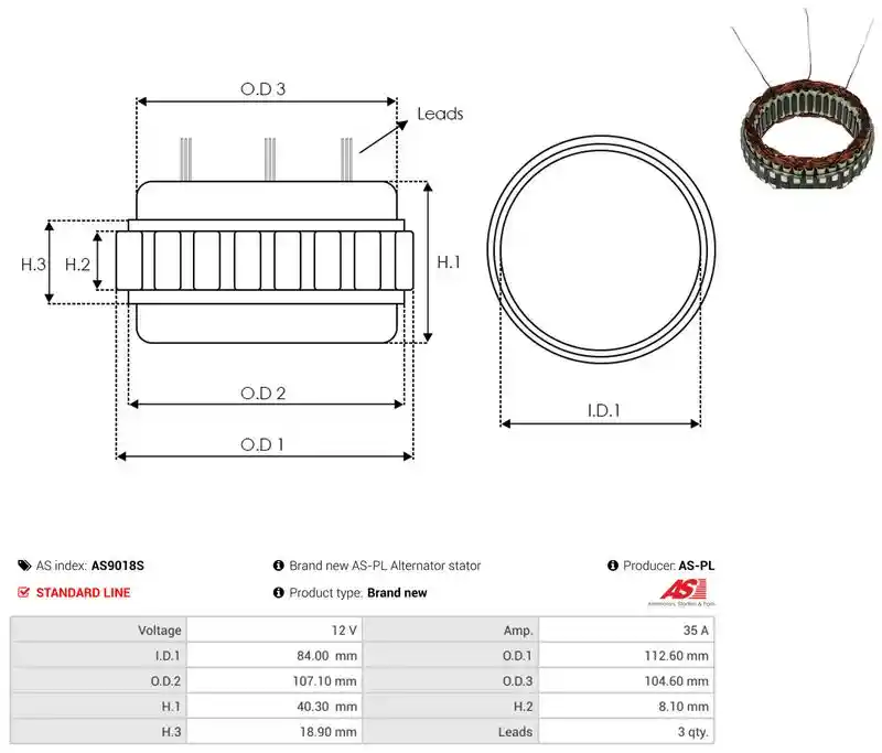 AS-PL AS9018S