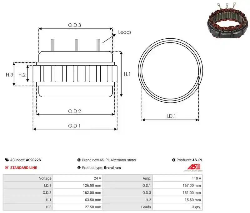AS-PL AS9022S