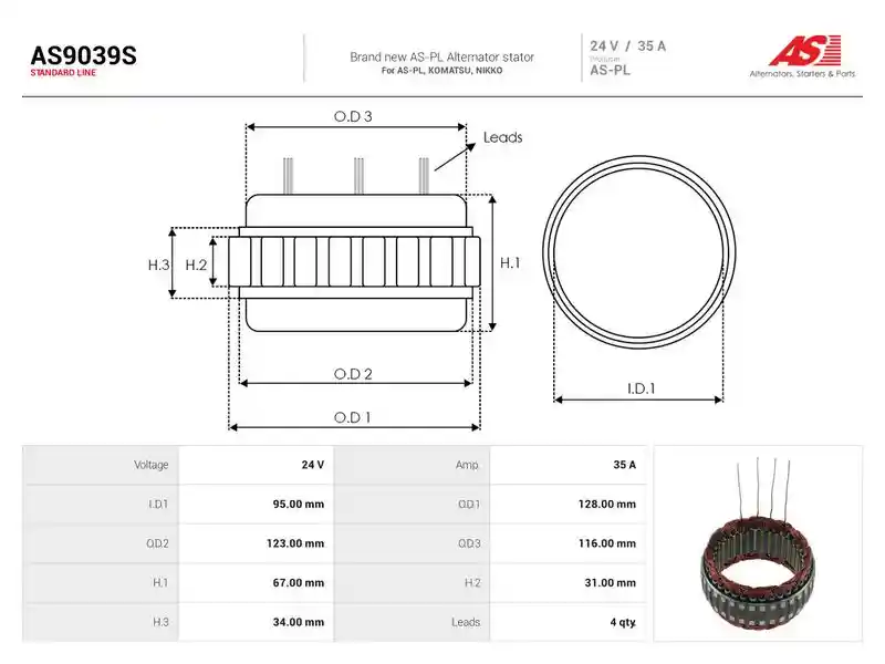 AS-PL AS9039S