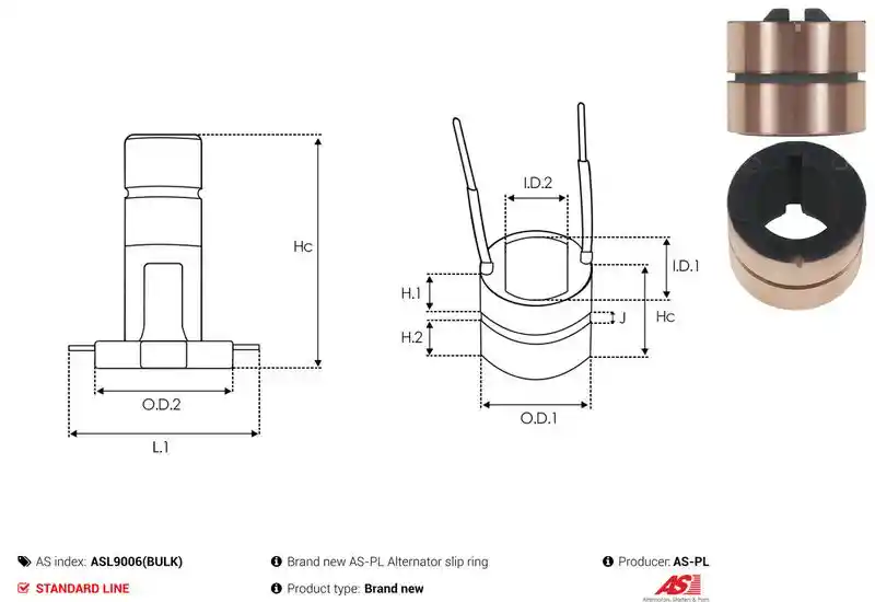 AS-PL ASL9006(BULK)