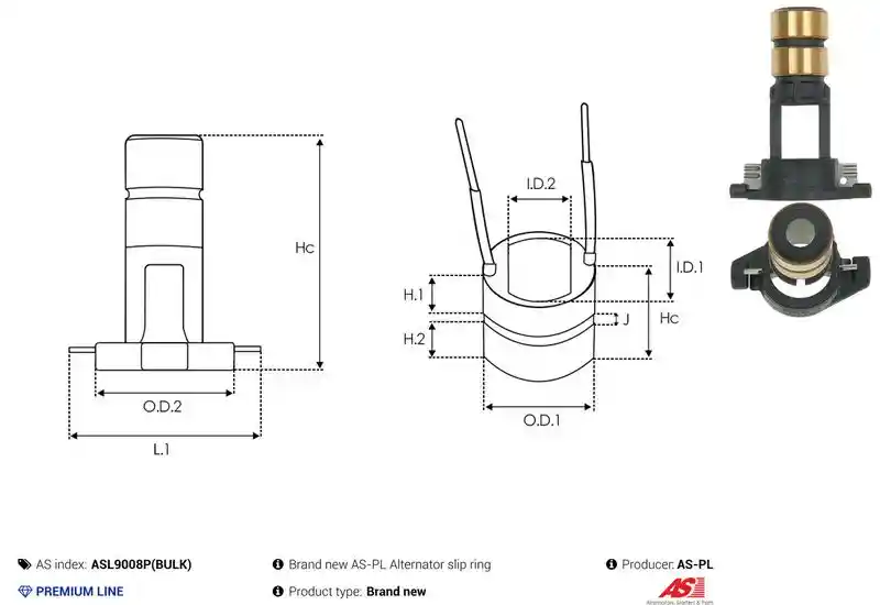AS-PL ASL9008P(BULK)