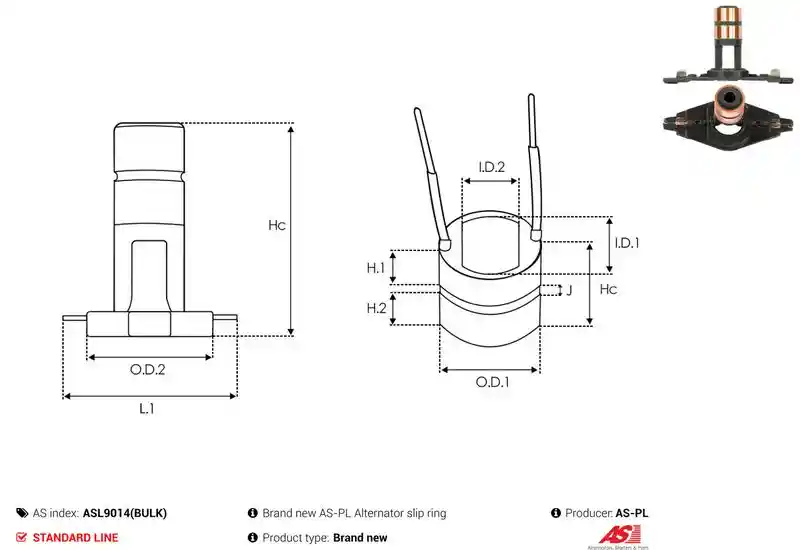 AS-PL ASL9014(BULK)
