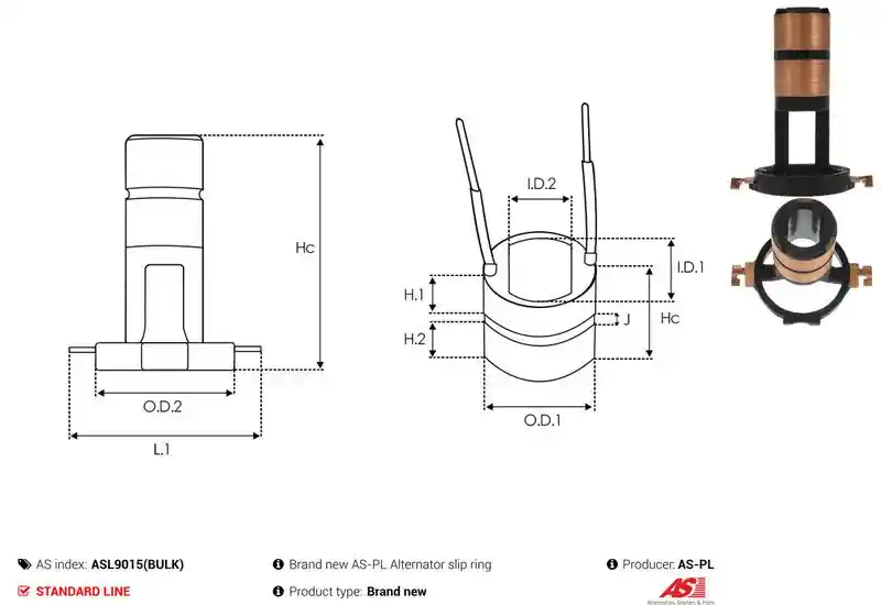 AS-PL ASL9015(BULK)