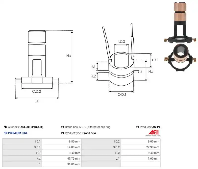 AS-PL ASL9015P(BULK)
