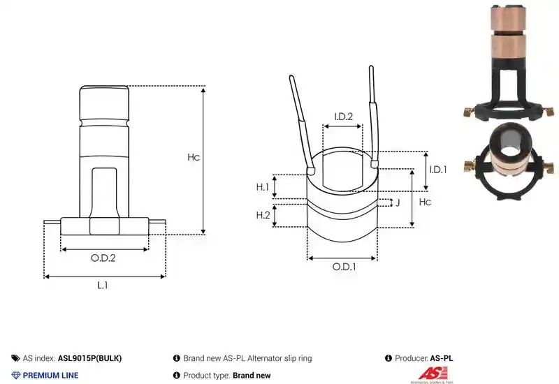 AS-PL ASL9015P(BULK)
