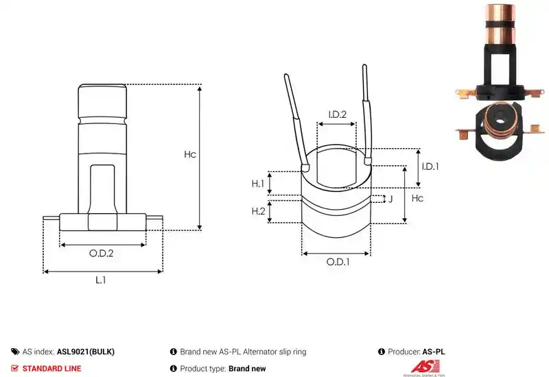 AS-PL ASL9021(BULK)