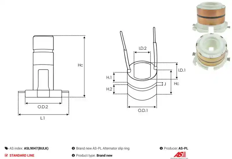AS-PL ASL9047(BULK)
