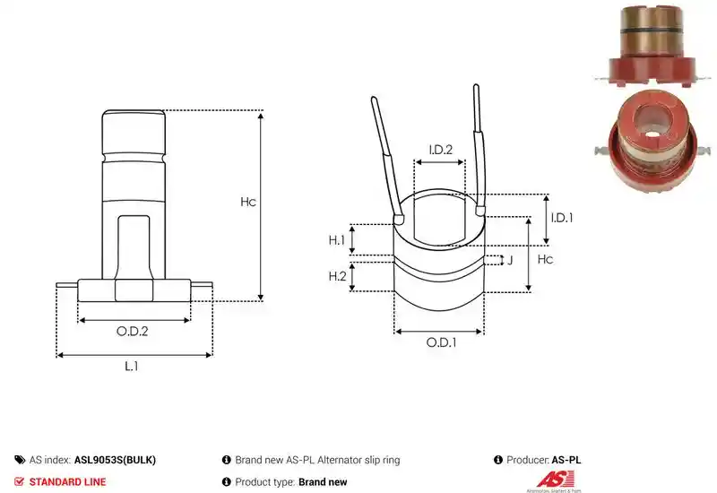 AS-PL ASL9053S(BULK)