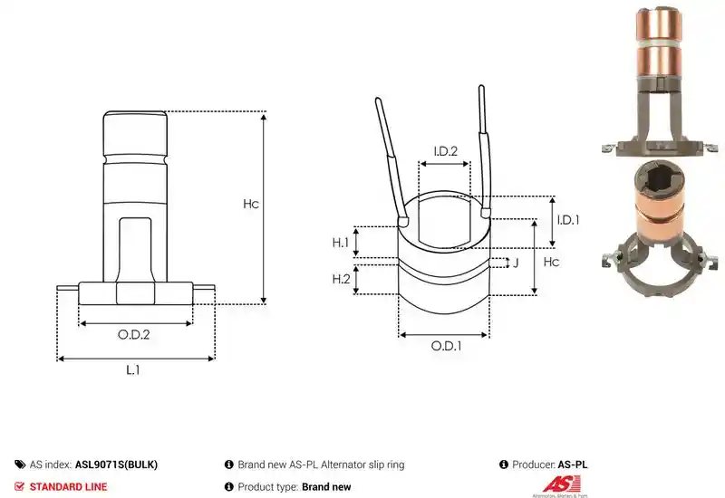 AS-PL ASL9071S(BULK)