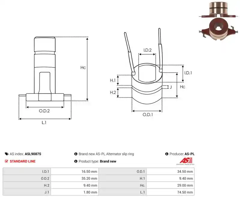 AS-PL ASL9087S
