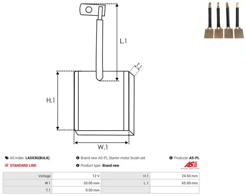 AS-PL LASX36(BULK)